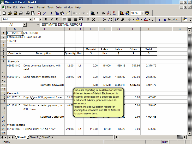 residential estimating software free download